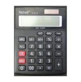 Calculator de birou Rebell 8118-12, dual power, 12 digiti, negru, 137x104x23 mm