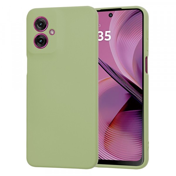 Husa pentru Motorola Moto G55, Techsuit, SoftFlex, Verde Matcha