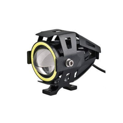 PROIECTOR LED CU LUPA SI MODUL DEVIL EYES RED COD: U7 foto