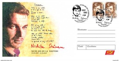 Romania 2023 - PLIC OCAZIONAL NICHITA STANESCU foto