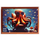 Puzzle Witty Puzzlezz, Caracatita cu ochelari, 250 piese