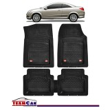 Covorase Auto TeamCar&reg; Tip Tavita Compatibile Opel Astra H TwinTop (2004-2014) Negru Material Rezistent, Cauciuc