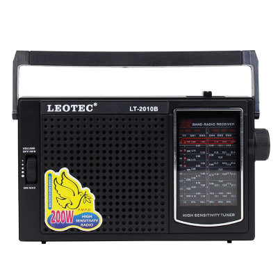 Radio portabil 2.5w, 12 benzi fm/tv/mw/sw1-9, leotec foto