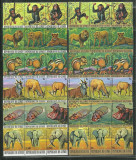 208-GUINEEA 1977-Animale africane-Serie completa de 36 timbre nestampilate, Nestampilat