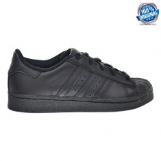 ADIDASI ORIGINALI 100% Adidas Superstar Leather BLACK NR 35 foto