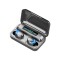 Casti bluetooth telefon, TWS, Wireless, Negru