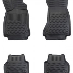 Set Covorase Auto Cauciuc Tip Tavita Premium Audi A4 B9 2015→ 3D AP-1150, A80 141022-3