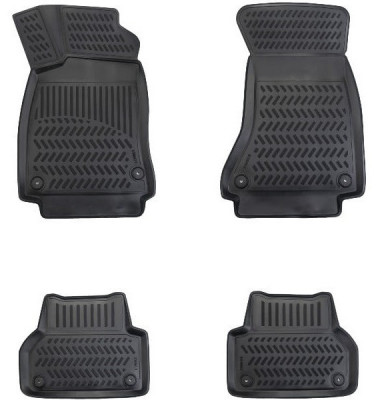 Set Covorase Auto Cauciuc Tip Tavita Premium Audi A4 B9 2015&amp;rarr; 3D AP-1150, A80 141022-3 foto