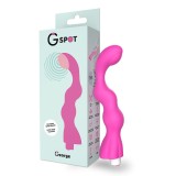 G-spot-George G-spot Vibrator Gum Pink-Silicon, 10 Trepte