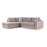 Cumpara ieftin Coltar Dreapta Boston Elephant - Ciel - Natural 280x225x95 cm
