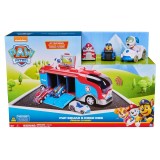Patrula Catelusilor Pup Squad Robo Dog - Camion Misiuni Salvare Spin Master, Vehicul Interactiv, Figurine, Multicolor, 3-7 Ani