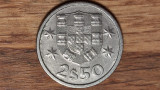 Portugalia - moneda de colectie - 2.5 escudos 1983 - barca panze - superba !, Europa