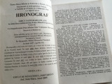 Cumpara ieftin HRONOGRAF TRANSCRIS DIN CHIRILICA DUPA VENIAMIN COSTACHE/MONASTIREA NEAMTUL 1837