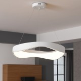 Pendul Led Modern Alb Cu Telecomanda, 50X2W, 3000&ndash;6500K