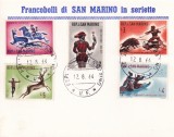 FILATELIE TEMATICA - PLIC SAN MARINO TEMATICA FAUNA