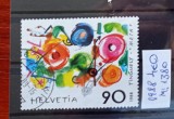 TS21 - Timbre serie Elvetia 1988 Mi1380, Stampilat