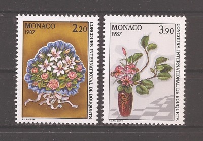 Monaco 1986 - Expoziția de flori de la Monte Carlo 1987, MNH foto