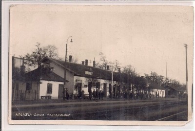 Carte postala circulata in perioada interbelica Halmeu foto