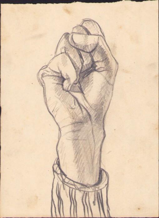HST A1648 Schiță de Dimitrie &quot;Puiu&quot; Eitel nesemnată