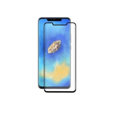 Folie Sticla Tempered Glass Huawei Mate 20 Pro 3D Full Glue Black Fullcover foto
