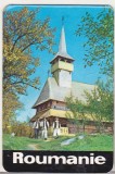 bnk cld Calendar de buzunar 1967 - ONT - Maramures - biserica de lemn