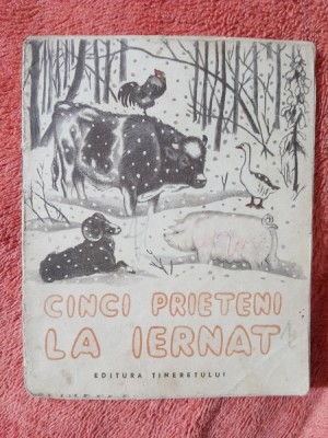 CINCI PRIETENI LA IERNAT, BASM POPULAR RUS , REDESENARI DUPA D. GORLOV foto