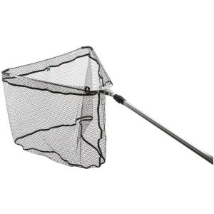 Minciog Aluminiu Zfish Landing Net NFX Rubber Mesh, 170cm, 2seg foto