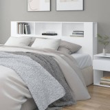 VidaXL Dulap tăblie, alb, 200x18,5x104,5 cm 811952