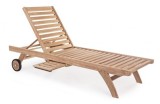 Cumpara ieftin Sezlong gradina lemn maro Maryland 65x200x95 cm