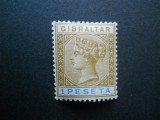 CV1 COLONII BRITANICE REGINA VICTORIA GIBRALTAR