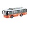 Autobuz cu sunete, lumini si functie usi deschise scara 1:16 portocaliu