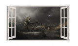 Cumpara ieftin Sticker decorativ cu Dinozauri, 85 cm, 4302ST