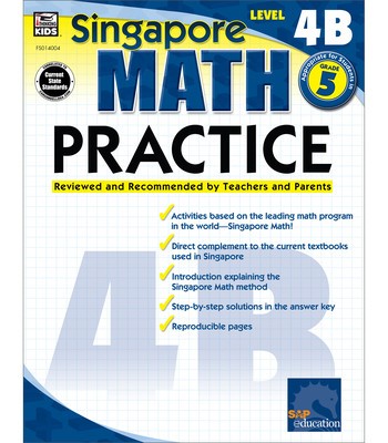 Singapore Math Practice, Level 4B Grade 5 foto