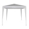 Pavilion gradina, 2.4 x 2.4 m, patrat, cadru metalic, Alb