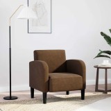 vidaXL Canapea scaun cu cotiere maro 54 cm piele artificială 4100534