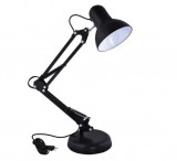 Lampa De Birou Cu Brat Reglabil, Neagra