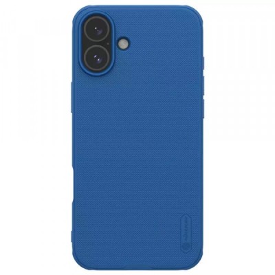 Husa pentru Apple iPhone 16, Nillkin, Super Shield Pro, Albastra Satinata foto