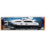 Camion transportor cu barca, Teamsterz, gri