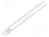 Dioda LED, 3mm, alb rece, 1150...5500mcd, 30mA, 2,8...3,6V, LITEON - LTW-42NDT5
