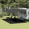 VidaXL Covor pentru cort, negru, 400x600 cm 310793