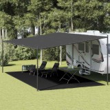 vidaXL Covor pentru cort, negru, 400x600 cm 310793