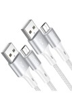 Cablu Micro USB 2M 2 bucăți Cablu de &icirc;ncărcare Android