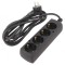 Prelungitor Schuko 4 Prize PVC Negru 3x1,5mm2