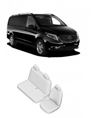 Set huse scaune dedicate Mercedes Vito W447 (2015-2020) 2+1 Locuri foto