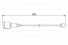 BOSCH 1 987 474 910 senzor de avertizare,uzura placute de frana