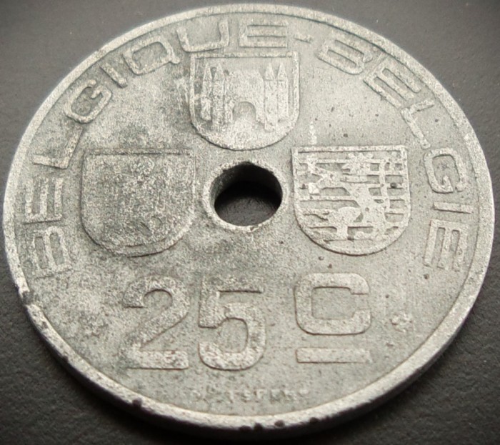 Moneda istorică 25 CENTS - OLANDA, anul 1942 * cod 5127 A