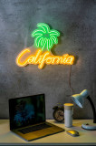 Decoratiune luminoasa LED, California, Benzi flexibile de neon, DC 12 V, Verde galben, Neon Graph