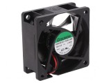 Ventilator DC axial 12V 60x60x25mm 39,72m3/h 27dBA