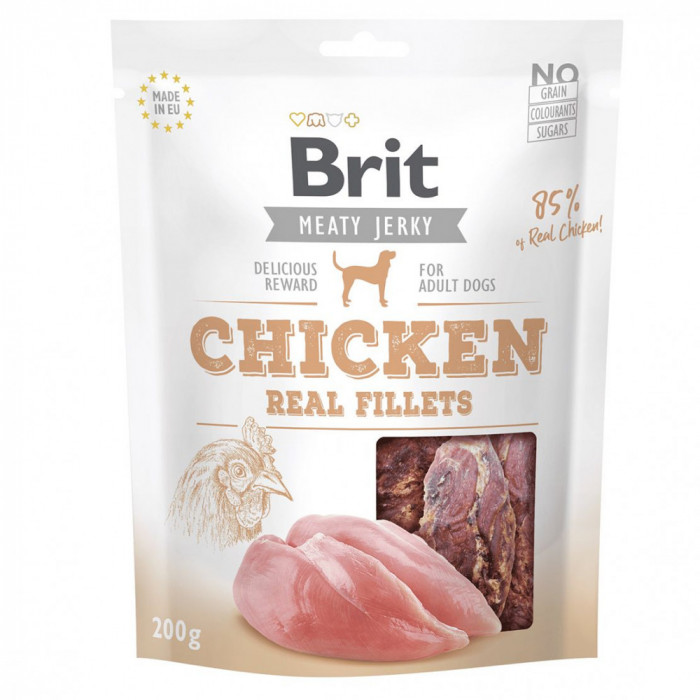 Brit Jerky Chicken Filete 200 g