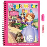 Carte de colorat cu apa Magic Book, Reutilizabila, plina de culori vibrante, Sofia si Iepurasul